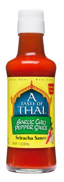A Taste of Thai Garlic Chili Pepper Sauce, 7 Fluid Ounce -- 12 per case.