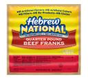 Hebrew National Quarter Pound Beef Franks, 56 Ounce -- 10 per case.