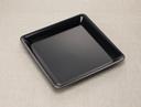 Yoshi Ware Black Platter, 12 X 12 X 2.5 inch -- 25 per case.