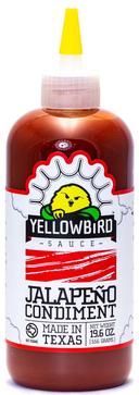 Yellowbird Jalapeno Condiment Sauce, 19.6 ounce -- 6 per case