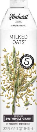 Elmhurst Milked Oats, 32 Fluid Ounce -- 6 per case
