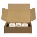 Daymark Square Wash Off Bilingual Day of the Week Label - Thursday, 1 inch -- 12 rolls per case.