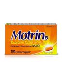 Motrin Ibuprofen Coated Caplets - 100 count per pack -- 48 packs per case