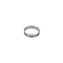 Gobel Stainless Steel Tart Ring with Rolled Edges, 3.9 inch Diameter