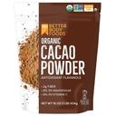 Betterbody Foods Organic Cacao Powder, 16 Ounce -- 5 per case