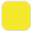 Daymark Dissolve Adhesive Solid Yellow Blank Label, 0.75 x 0.75 inch -- 12000 per case