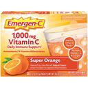 Emergen-C Super Orange Daily Immune Support Dietary Supplement - 30 count per pack -- 12 packs per case