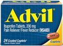 Advil Ibuprofen 200mg Caplet, 24 per unit -- 72 per case