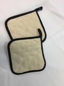 Intedge Tan Terry/Thermotex Pot Holder, 8 x 8 inch