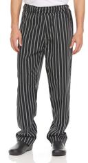 Hey Chef Chalk Stripe Medium 3 Pocket Elastic Waist Zipper Fly Pant