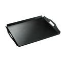 Cal-Mil Black Room Service Tray with Raised Edges, 16 x 13 x 1 inch