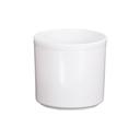 Cal-Mil White 64 Ounce Round Melamine Utensil Holde, 6.75 inch Dia x 6.25 inch Height