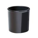 Cal-Mil Black 64 Ounce Round Melamine Utensil Holde, 6.75 inch Dia x 6.25 inch Height