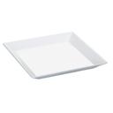 Cal-Mil White Melamine Large Square Platter, 11.75 x 11.75 x 1 inch
