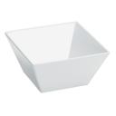 Cal-Mil White Melamine Small Square Bowl, 8 x 8 x 5 inch -- 3 per case