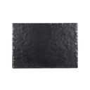 Cal-Mil Melamine Faux Black Slate Rectangular Serving Platter, 10 x 14 x .25 inch