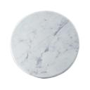 Cal-Mil Carrara Marble Melamine Tray, 12 inch Dia x .75 inch