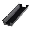 Cal-Mil Black Melamine Bagel Sleeve, 15.25 inch Width x 4.75 inch Depth x 2 inch Height