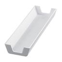 Cal-Mil White Melamine Bagel Sleeve, 15.25 inch Width x 4.75 inch Depth x 2 inch Height