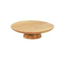 Cal-Mil Sydney Oak Cake Pedestal, 12 inch Dia. x 3 inch Height