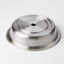 American Metalcraft Round Standard Stocked Stainless Steel Plate Cover for 9 1/4 to 9 1/2 inch Dia Standard Foot Plate