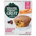Veggies Made Great Carrot Berry Muffin, 12 Ounce -- 8 per case