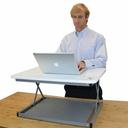 Uncaged Ergonomics White Steel CHANGEdesk Mini Standing Desk Conversion