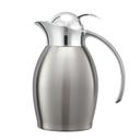 Service Ideas Nicollet Series Brushed with Polished Accents Original Stainless Vacuum Insulated Carafe, 20 Ounce Capacity