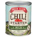 Muir Glen Organic Chili Starter Seasoned Fire Roasted Diced Tomatoes with Bell Peppers, 28 Ounce -- 12 per case