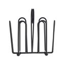 Tablecraft Heavyweight Black Powder Coated Metal Jelly Packet Rack, 5 x 3 x 5.5 inch -- 12 per case