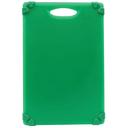 Tablecraft Grippy Polypropylene Green Color Coded Cutting Board with TPE Grips, 24 x 18 x 0.625 inch