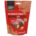 Kitchen and Love Milk Chocolate Covered Almond Stuffed Dates, 3.5 Ounce -- 8 per case