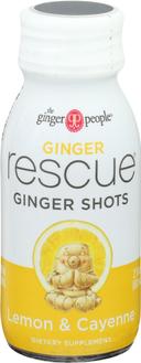 The Ginger People Ginger Rescue Lemon and Cayenne Ginger Shots, 2 Ounce -- 12 per case