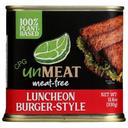 Unmeat Plant Based Burger Style Luncheon, 11.6 Ounce -- 12 per case