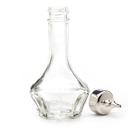 Barfly Glass Bitters Bottle with Threaded Stainless Steel Top, 1.7 Ounce Capacity