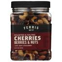 Ferris Coffee and Nut Roasted Salted Cherries Berries and Nuts Mix, 16 Ounce -- 12 per case