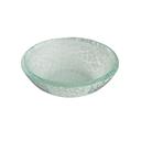 Rosseto Kalderon Foglia White Mini Round Shallow Handmade Glass Bowl, set of 12