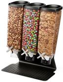 Rosseto EZ Pro H3B 3 Container Black Matte Tabletop Dispenser, 13.25 x 8.13 x 17.25 inch