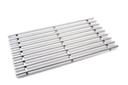 Rosseto Multi-Chef Rectangle Stainless Steel Track Grill, 23.25 x 11.75 x 0.75 inch