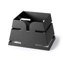 Rosseto Small Pyramid Black Matte Skycap Riser, 10.25 x 7 x 6.5 inch