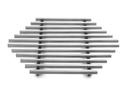 Rosseto Honeycomb Large Stainless Steel Track Grill, 17.75 x 15.5 x 0.8 inch