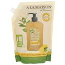 A La Maison Provence Lemon Hand and Body Liquid Soap Refill, 33.8 Fluid Ounce