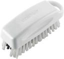 Winco White and Black Bristles Nail Cleaning Brush with Plastic Handle, 5 3/4 x 2 inch -- 48 per case