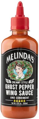 Melindas Creamy Style Ghost Pepper Wing Sauce, 12 Ounce -- 6 per case