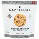 Cappellos Chocolate Chip with Flaky Sea Salt Cookie Dough, 12 Ounce -- 6 per case