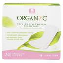 Organyc Folded Panty Liner, 24 count