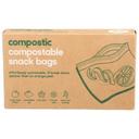 Compostic Compostable Snack Bags, 25 count -- 12 per case