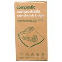 Compostic Compostable Sandwich Bags, 20 count -- 12 per case