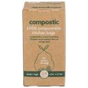 Compostic Compostable 3 Gallon Capacity Kitchen Bags, 24 count -- 12 per case