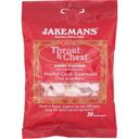 Jakemans Throat and Chest Cherry Flavored Menthol Cough Suppressant Lozenges, 30 count -- 12 per case